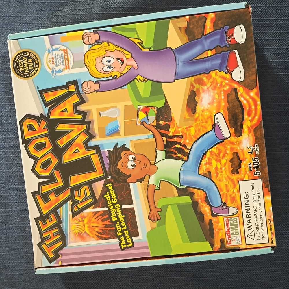 The Floor is Lava! Game for Kids Adults Fun Screenfree Physical Family Activity
